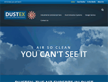Tablet Screenshot of dustex.co.nz